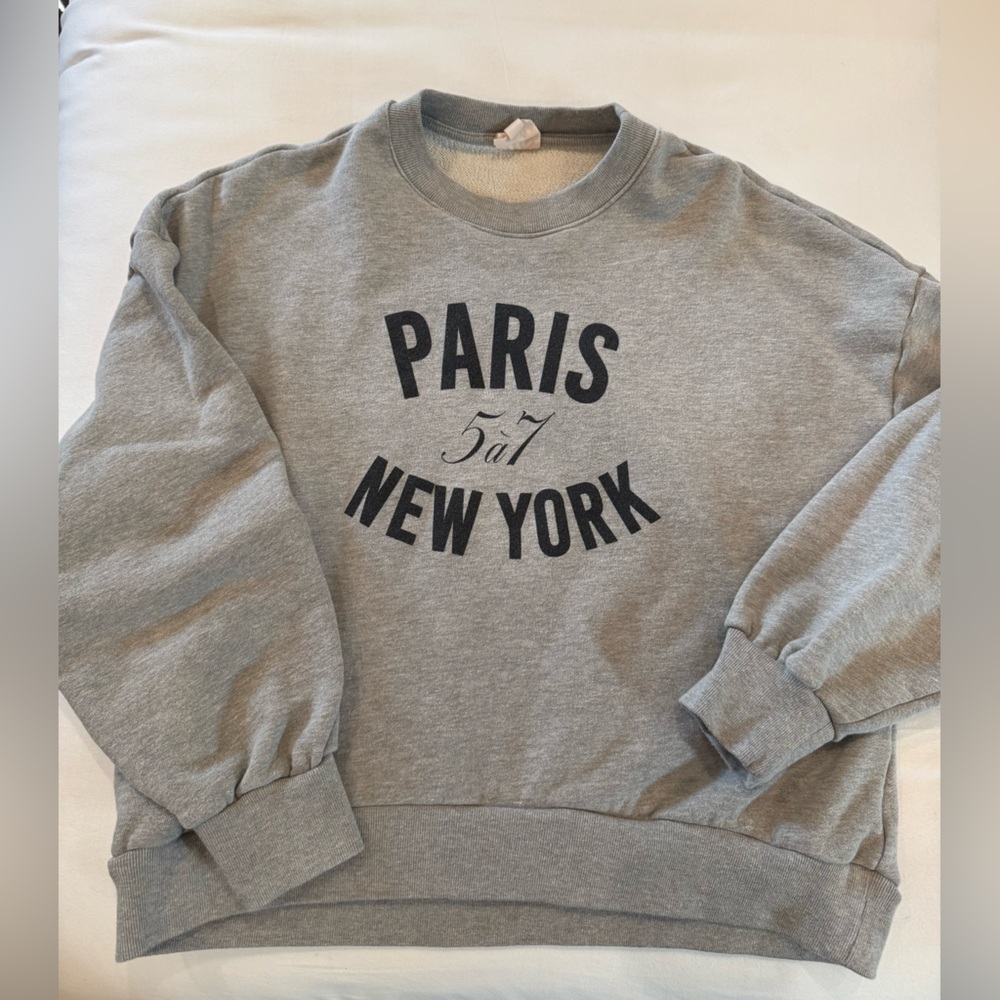 5a7 Gray Sweatshirt